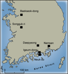 Settlement sites of the Mumun period Mumunsitesmap.png