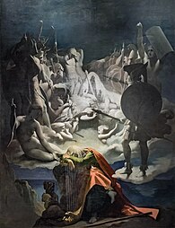 El suañu de Ossian (1813), Muséu Ingres, Montauban