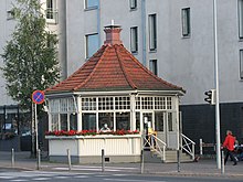 Le café Mutterikahvila à Lauttasaari (inauguré en 1927).