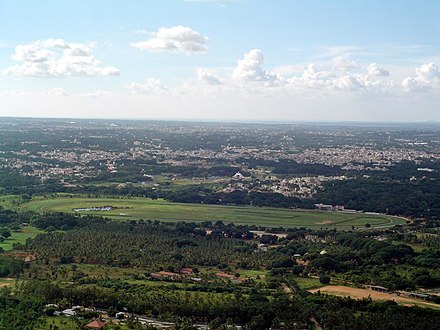 View of Mysore from Chamundi Hills