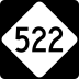 North Carolina Highway 522 marker