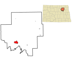 Devils Lake - mapa