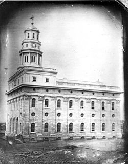 Nauvoo Temple Second temple constructed by The Church of Jesus Christ of Latter-day Saints