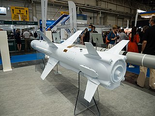 Макет ракети Р-360 на виставці «Зброя та безпека», 2021 рік