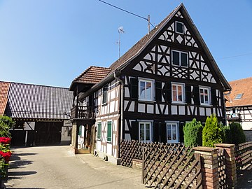 casa de entramado de madera