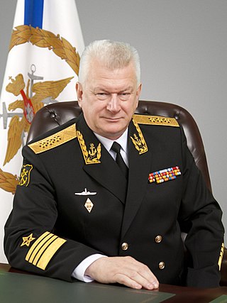 <span class="mw-page-title-main">Nikolai Yevmenov</span> Former Russian commander in chief of the Navy