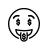OpenMoji-black 1F911.svg