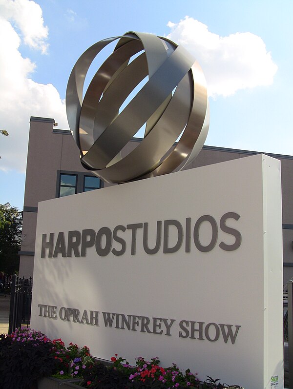 Oprah Winfrey's Harpo Studios was formerly in the Near West Side.