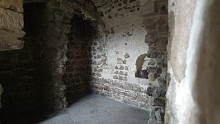 Orford Castle, kitchen off lower hall, September 2018.jpg