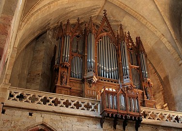 Abbatiale Saint-Volusien de Foix, grand orgue (40 jeux).
