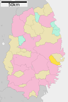Otsuchi in Iwate Prefecture Ja.svg