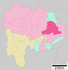 Otsuki in Yamanashi Prefecture Ja.svg