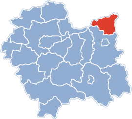 Powiat Powiat dąbrowski v Malopoľskom vojvodstve (klikacia mapa)