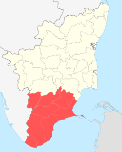 Pandya Nadu region within Tamil Nadu