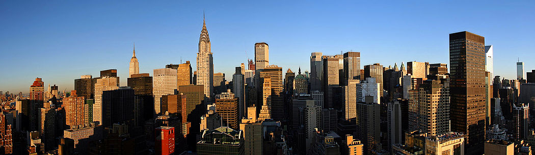 Część panoramy Manhattanu