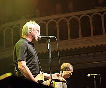 Paul Weller en concert.