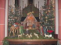 Weihnachtskrippe im Chor des Marienaltars