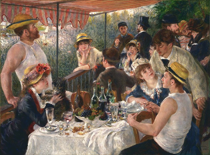 Le Déjeuner des canotiers, 1880-1881