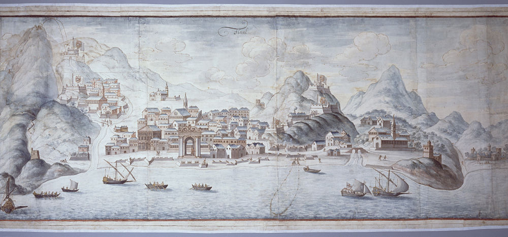 Plan de la ville et des fortifications de Finale, XVIIe siècle