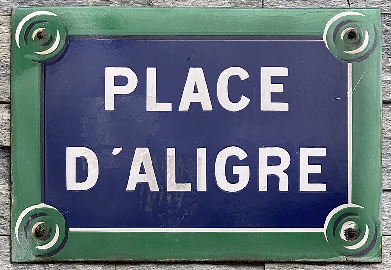 File:Plaque Place Aligre - Paris XII (FR75) - 2021-05-23 - 1.jpg