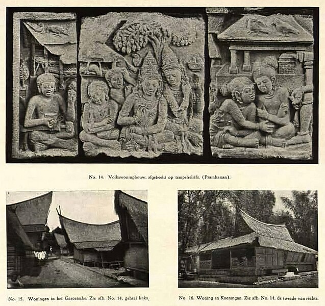 File:Plate III No 14 to 16 Relief in the Prambanan temple and its modern contemporary.jpg