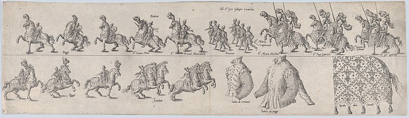 File:Plate for Giorgio Cesarini, from a series of twelve showing knights and their attendants dressed for a tournament (plate 10) MET DP874873.jpg