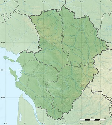 Location map Γαλλία Πουατού-Σαράντ