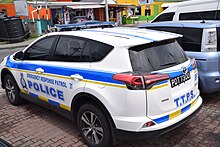 A Toyota RAV4 Battenburg Police SUV Police car of Tobago 01.jpg