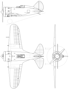 planbillede af flyet