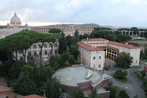 A view of the campus of the Urban University from the south