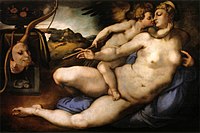 Venus i Amor, de Michelangelo Buonarroti i Pontormo.