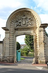 Portail de l'ancienne abbaye Notre-Dame-des-Anges.