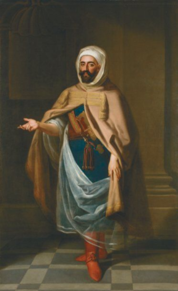 File:Portrait of His Excellency Mohammed Ben Ali Abgali, Ambassador of the King of Morocco to the Court of Saint-James (August 1725 - February 1726).png