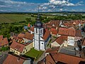 * Nomination Aerial view of the Protestant parish church in Prichsenstadt --Ermell 04:18, 2 July 2024 (UTC) * Promotion  Support Good quality. --Plozessor 04:47, 2 July 2024 (UTC)