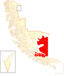 Tierra del Fuego的行政範圍 ê uī-tì