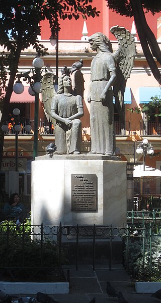 <i>Puebla de los Ángeles</i> (sculpture) Sculpture in Puebla, Mexico