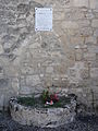 Plaque monument aux morts.