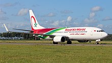 Royal Air Maroc Boeing 737-800 in the new livery.