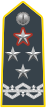 Insigne de grade de général de corps d'armée avec des missions spéciales de la Guardia di Finanza.svg