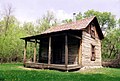 Reconstructed Pioneer Home at Old Mill State Park