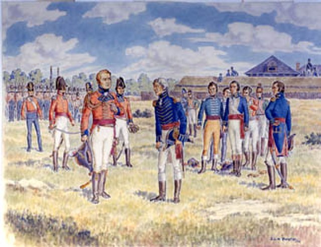American surrender of Detroit, August 1812