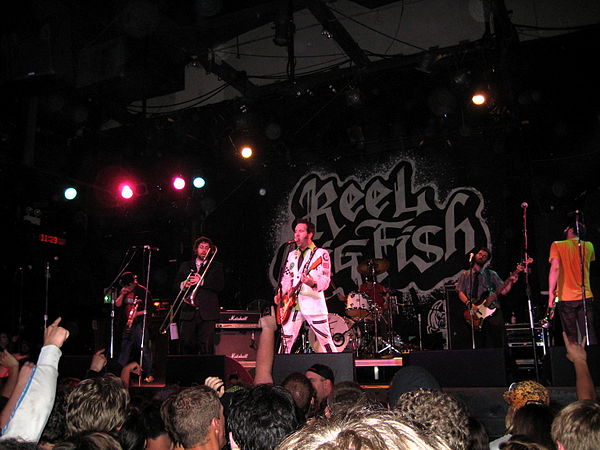 Reel Big Fish performing at The Catalyst in Santa Cruz, California on March 27, 2008