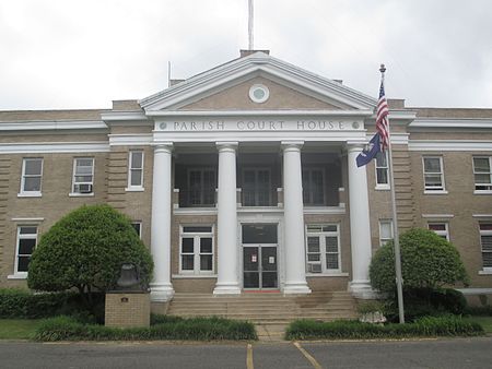 Revised photo, West Carroll Parish, LA, Courthouse IMG 7368.JPG