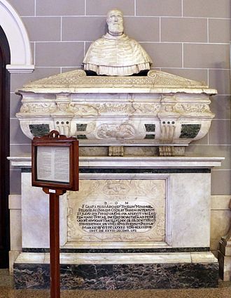 Tomb of Gaspare Ricciulli Del Fosso, 1588, Duomo di Reggio Calabria. Rinaldo Bonanno (attr.), sepolcro di Gaspare Ricciulli Del Fosso, 1588.jpg