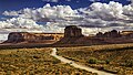 Spearhead Mesa (left), Elephant Butte (center), Camel Butte (right)