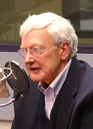 Ebert giving an interview for Sound Opinions in 2006