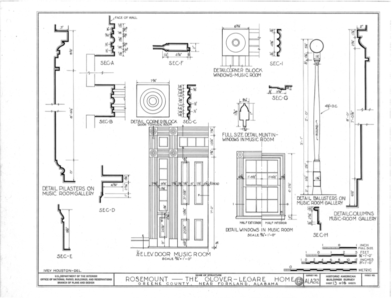 File:Rosemount, County Road 19, Forkland, Greene County, AL HABS ALA,32-FORK.V,1- (sheet 13 of 16).png