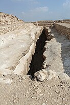 Abu Rawash Pyramid boat pit RowashPyramidBoatPit2.jpg