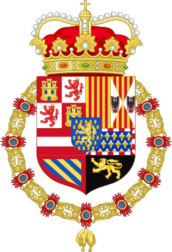 Royal Coat of Arms of the Count Palatine of Burgundy (1556-1580).svg