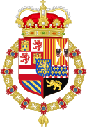 Royal Coat of Arms of the Count Palatine of Burgundy (1556-1580).svg